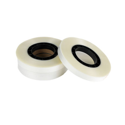 China Plastic PET Film Corner Pasting Tape Transparent Hot Melt For Boxes Corner Pasting No Printing Carton Sealing for sale