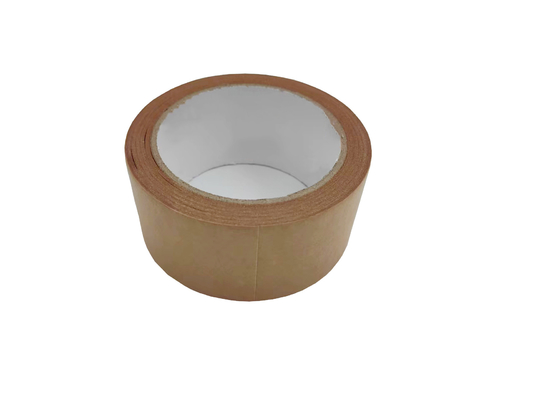 Eco Friendly Kraft Paper Tape Jumbo Roll Brown Self Adhesion Sealing Tape Paper Packing Tape