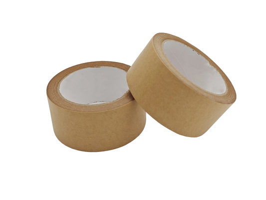 Eco Friendly Kraft Paper Tape Jumbo Roll Brown Self Adhesion Sealing Tape Paper Packing Tape