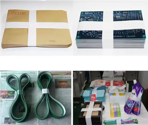 White Color Kraft Paper Strapping Tape / Packaging Banding Paper Tape